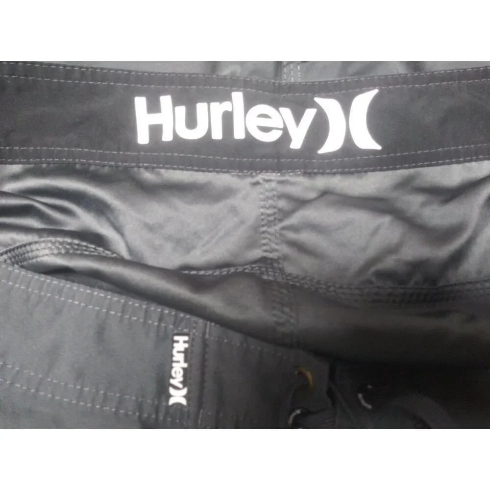 Hurley All Day Shorts Size 34 Gray Hybrid Quick Dry 4-Way Stretch Reflective